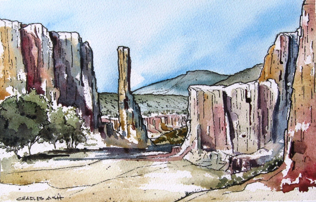 Bandelier Sketch